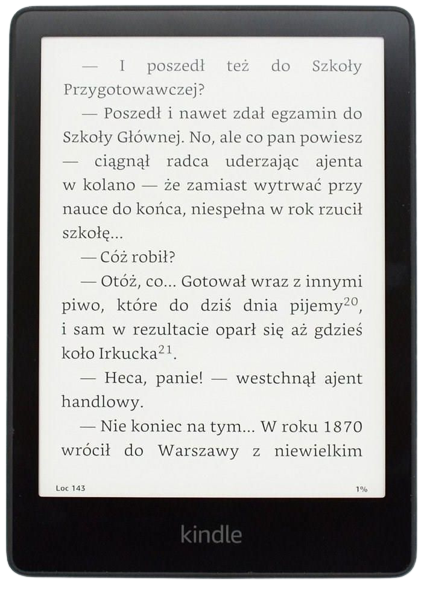 czytnik ebooka  Kindle Paperwhite 5 8GB Czarny [bez reklam] 
