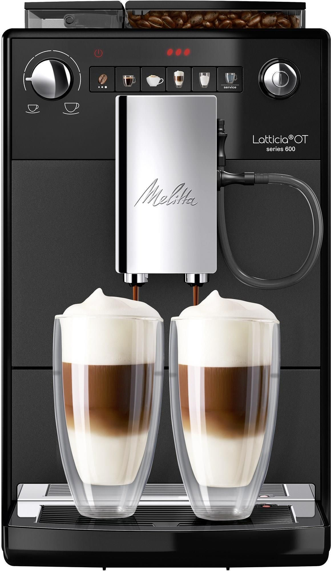 ekspres do kawy z mlynkiem stalowym  Ekspres Melitta Latticia OT frosted black F300-100