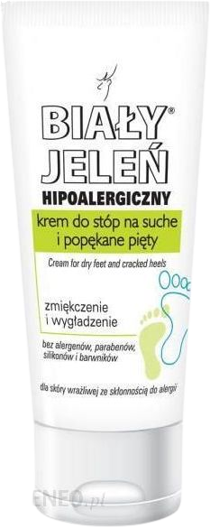 krem na popękane pięty  Biały Jeleń Krem do stóp na suche pięty 75ml