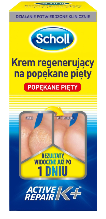 krem na popękane pięty  Scholl Krem Regenerujący Na Popękane Pięty 120ml