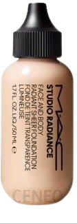 podklad do cery dojrzalej MAC Studio Radiance Face And Body Radiant Sheer podkład w płynie W0 50 ml