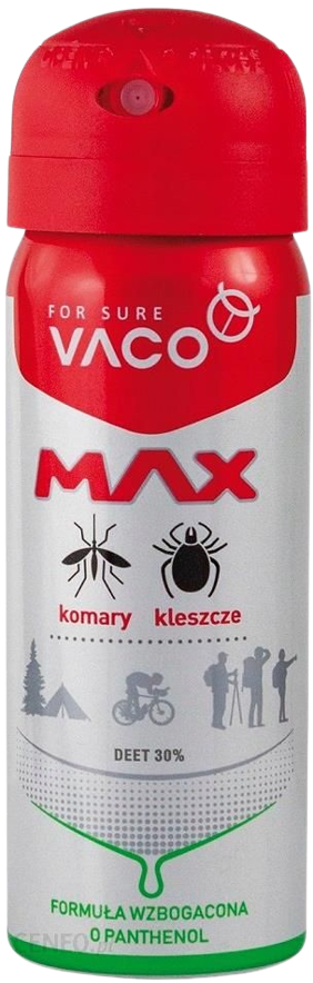  środków na komary  Vaco Max Spray na komary kleszcze i meszki 50ml