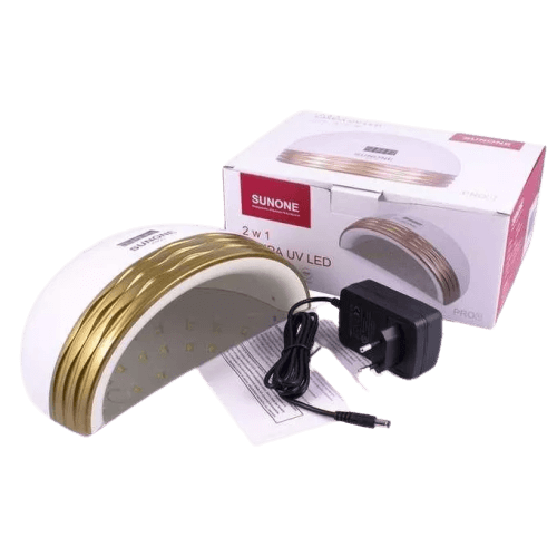 SUNONE PRO1 LCD LAMPA DO HYBRYD DUAL LED UV 48W HYBRYDY ŻELE ZŁOTA