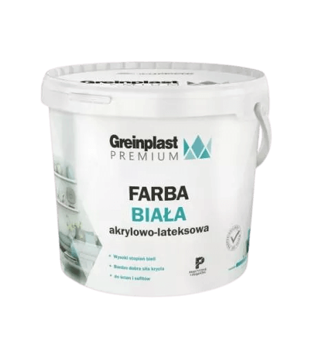 Greinplast Premium Akrylowo Lateksowa 10L Biała